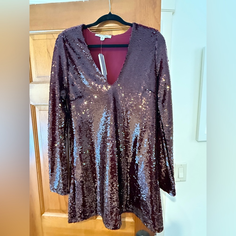 New with tags sequin mini dress. Anthropologie
